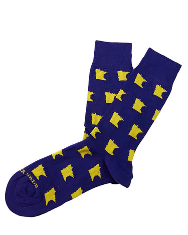 Purple/Yellow MN sock - 5379-24197 - Hammer Made