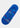 Royal/Multi Fish No Show Socks