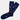 The New Years Eve Sock is a pair of navy blue cotton socks made in Turkey, featuring colorful prints of robots, cakes, and fireworks. Available in sizes 8-12.