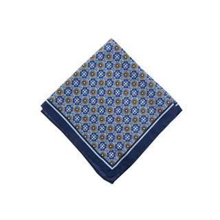 
  
      Blue Portuguese tile pocket square
    
