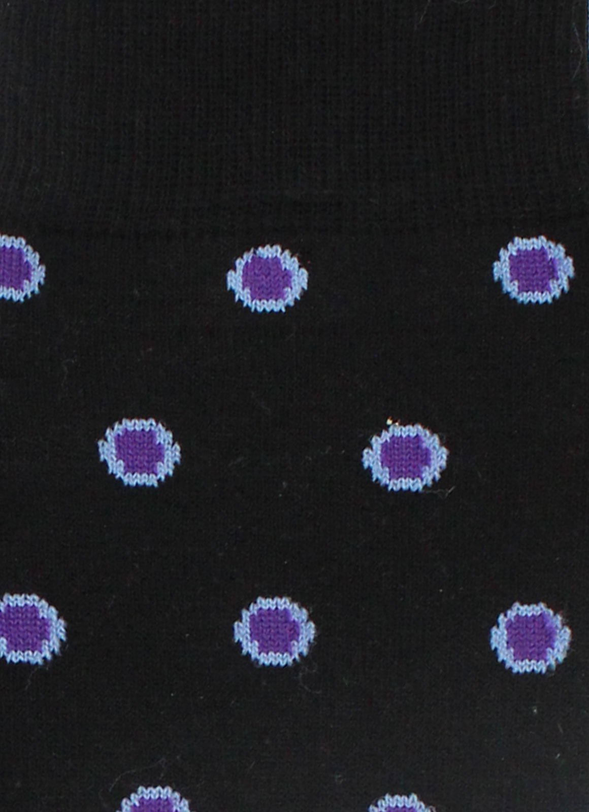 Black small ring dot sock - 14298 - 72662 - Hammer Made