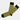 A pair of Black/Yellow Stripe Socks in sizes 8-12 is laid flat on a white background.
