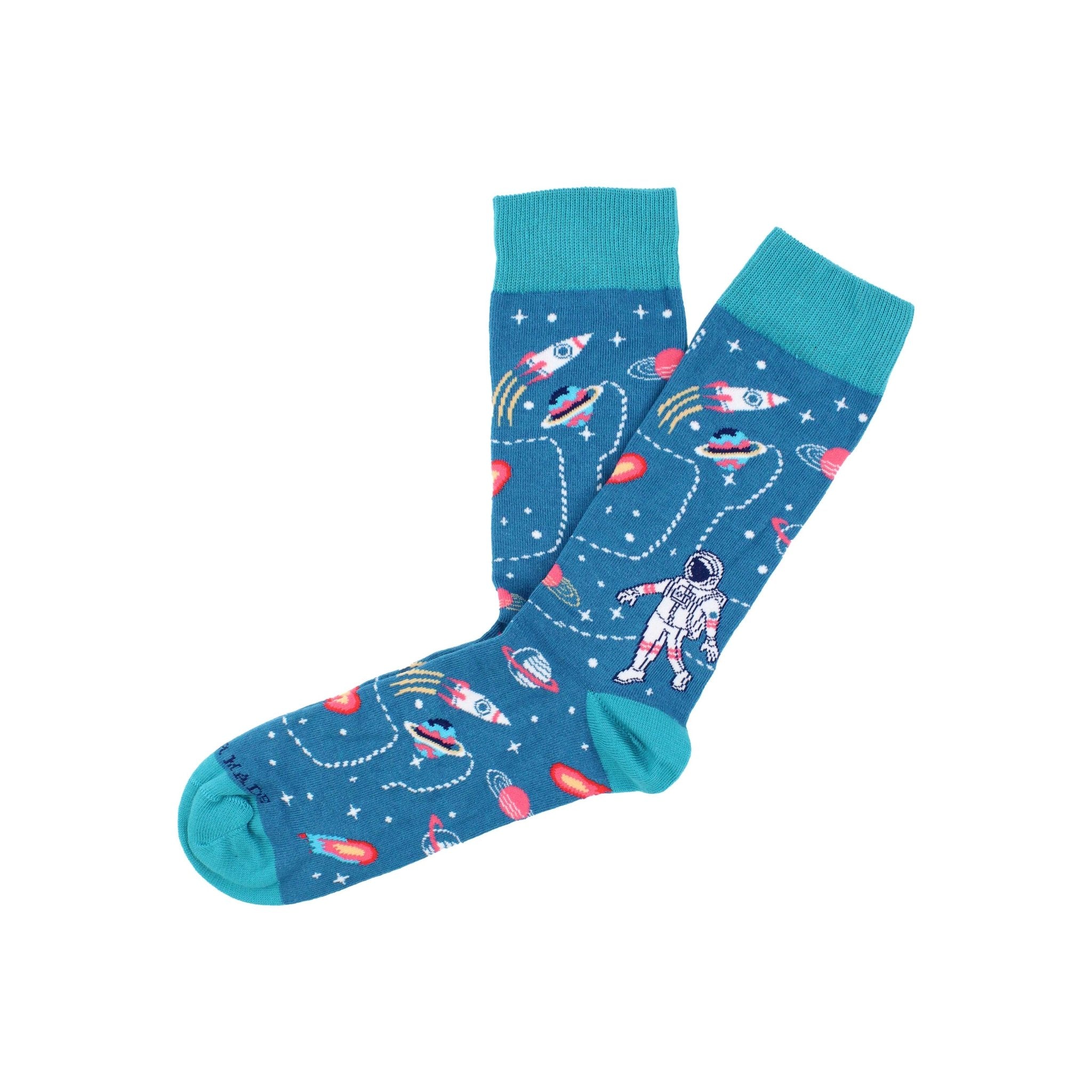 Blue Astronauts Sock - 14823 - 74944 - Hammer Made