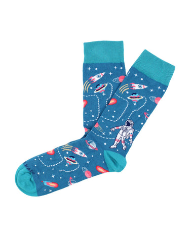 Blue Astronauts Sock - 14823 - 74944 - Hammer Made