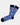 Blue Hoops and Balls Socks: Blue socks with black toes, heels, and cuffs, featuring an all-over basketballs and hoops print. Available in sizes 8-12.