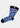 Blue Hoops and Balls Socks: Blue socks with black toes, heels, and cuffs, featuring an all-over basketballs and hoops print. Available in sizes 8-12.