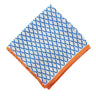 Blue Lattice Silk Pocket Square - 15136 - 80716 - Hammer Made