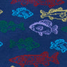 Blue/Multi Fish Socks - REF 43942 PL - 80777 - Hammer Made