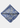 Blue/Olive Medallion Printed Reversible Silk Pocket Square - 15136-83613 - Hammer Made