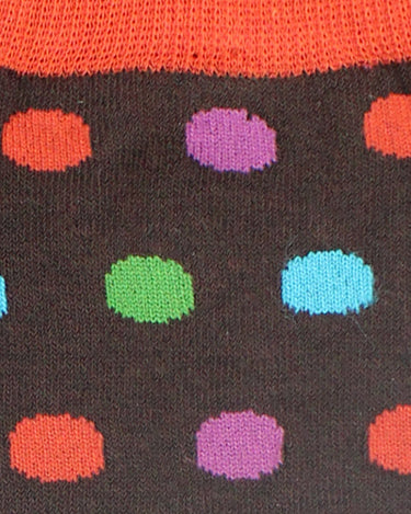 Brown/multi dot sock - 14538 - 74092 - Hammer Made