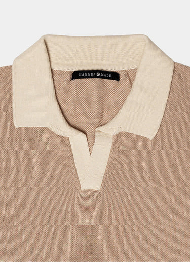 XXL Buhl Split Neck Knit Polo