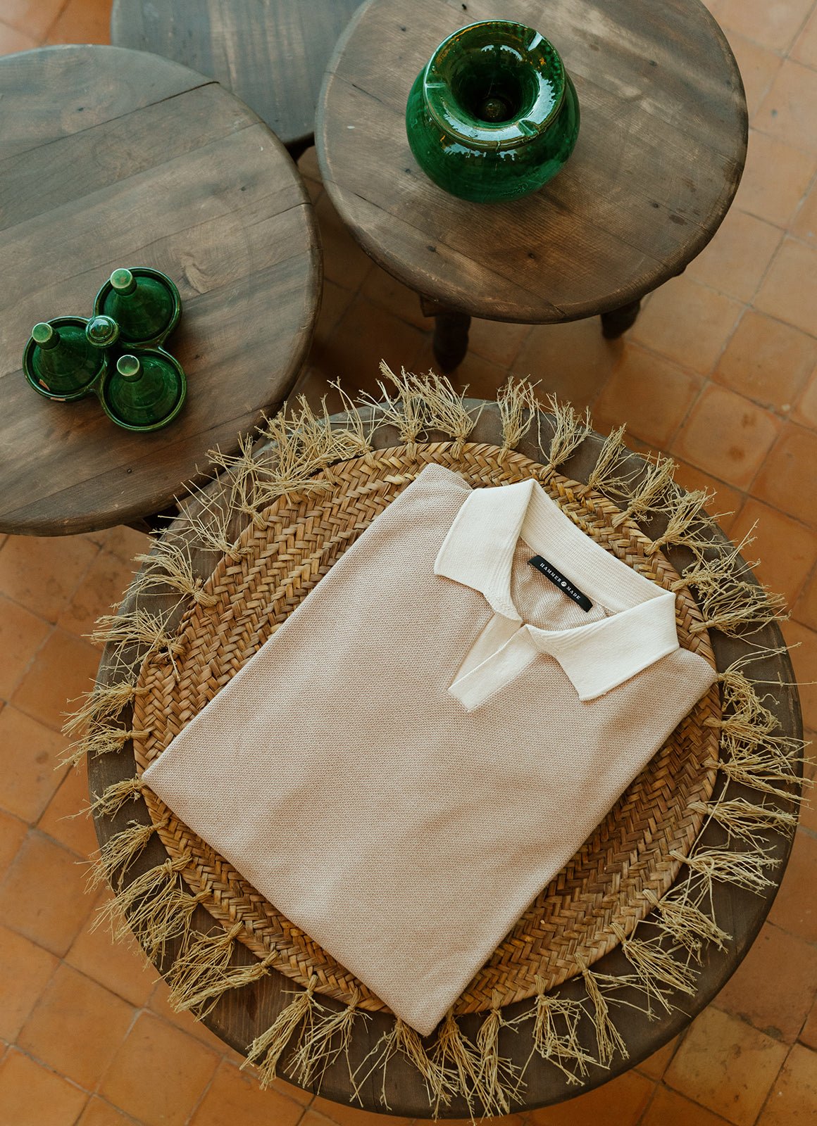 Buhl Split Neck Knit Tee - 15357 - 81034 - Hammer Made
