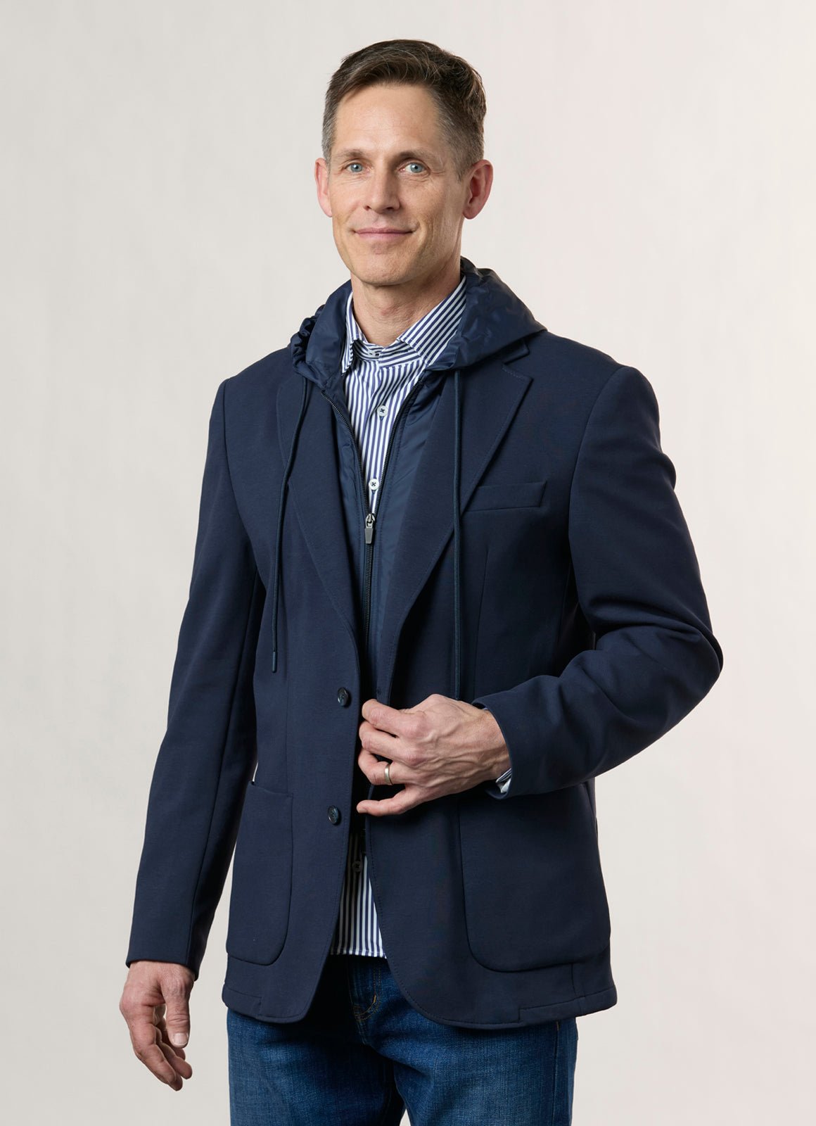 Covill Hooded Sport Coat - 15350 - 79138 - Hammer Made