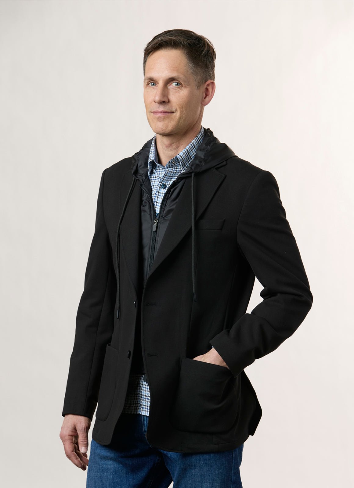 Covill Hooded Sport Coat - 15350 - 79133 - Hammer Made