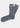 The Grey On Par Sock is a pair of gray cotton socks with green golf green and red flag patterns, made in Turkey.