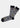 Grey Vintage Camera Socks: Grey socks with black toes and cuffs featuring a colorful pattern of cameras and related icons in black, white, red, and yellow. Fits sizes 8-12.