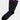 The Grey/Purple Mini Dot Sock is a pair of grey knee-high socks with purple polka dots and purple-striped cuffs, made in Portugal and shown on a white background. Available in sizes 8-12.
