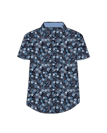 Ike Youth Short Sleeve Button Down - 15398 - 81394 - Hammer Made