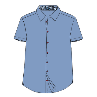 Ike Youth Short Sleeve Button Down - 15398 - 81402 - Hammer Made