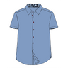 Ike Youth Short Sleeve Button Down - 15398 - 81402 - Hammer Made