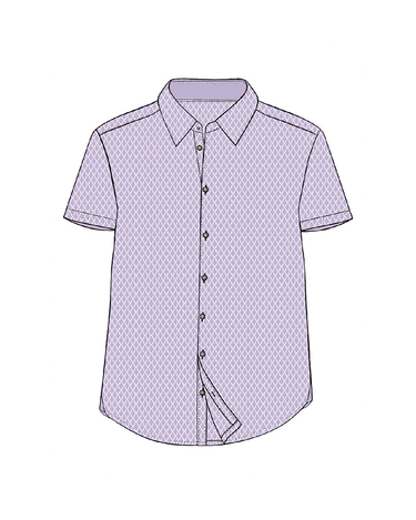 Ike Youth Short Sleeve Button Down - 15398 - 81410 - Hammer Made