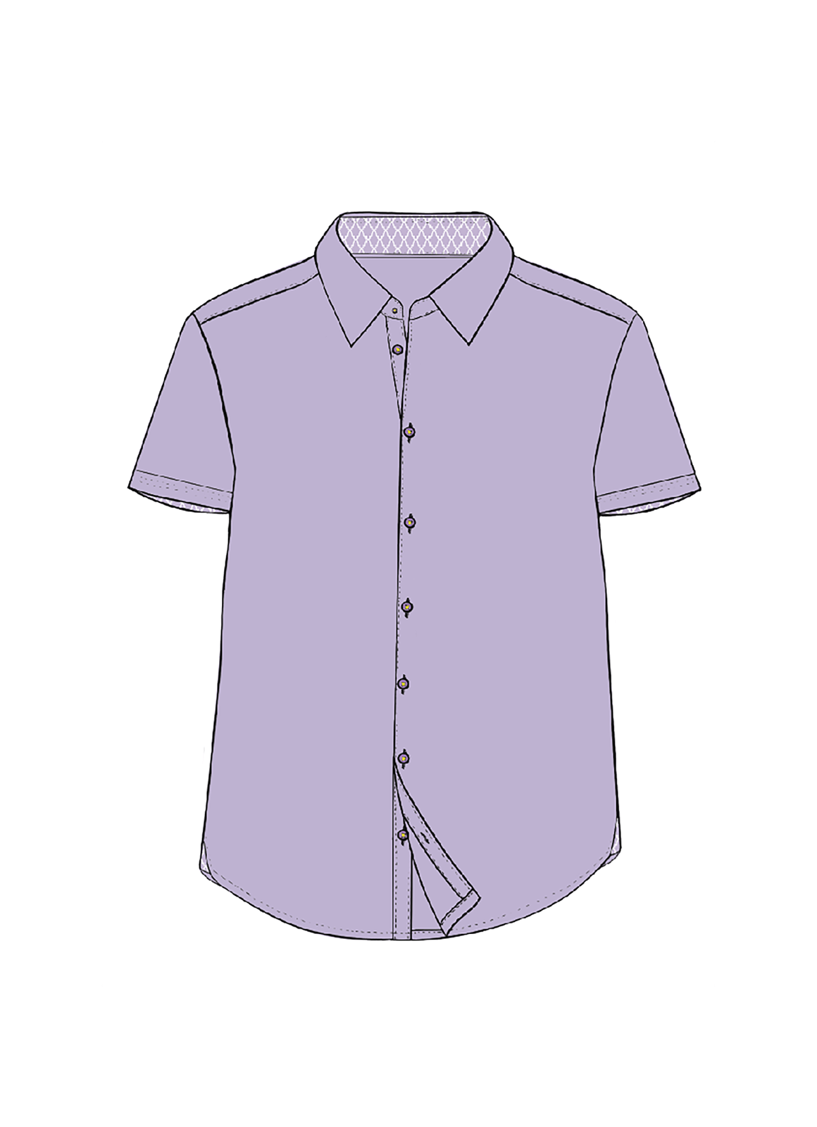 Ike Youth Short Sleeve Button Down - 15398 - 81418 - Hammer Made
