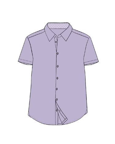 Ike Youth Short Sleeve Button Down - 15398 - 81418 - Hammer Made