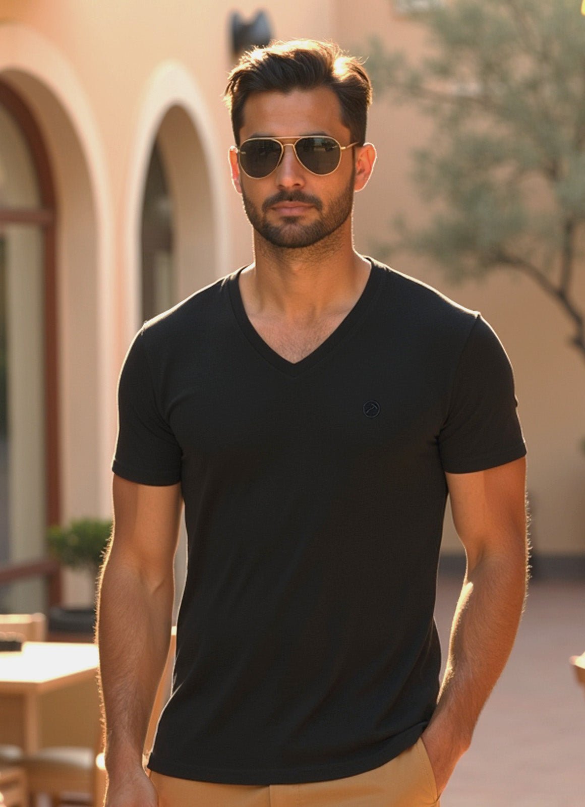 Isanti V - Neck Tee - 15361 - 81084 - Hammer Made