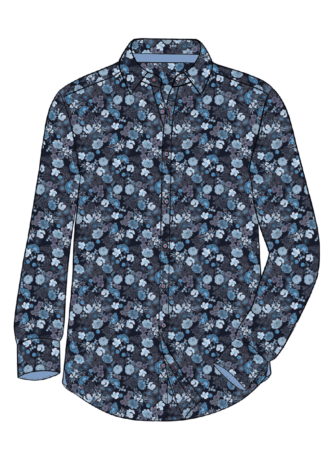 Jason Long Sleeve Button Down - 15398 - 81298 - Hammer Made