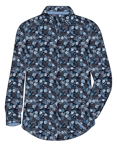 Jason Long Sleeve Button Down - 15398 - 81298 - Hammer Made