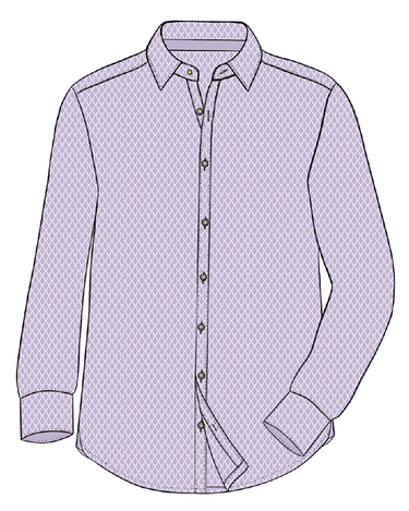 Jason Long Sleeve Button Down - 15398 - 81314 - Hammer Made