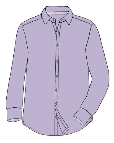 Jason Long Sleeve Button Down - 15398 - 81322 - Hammer Made