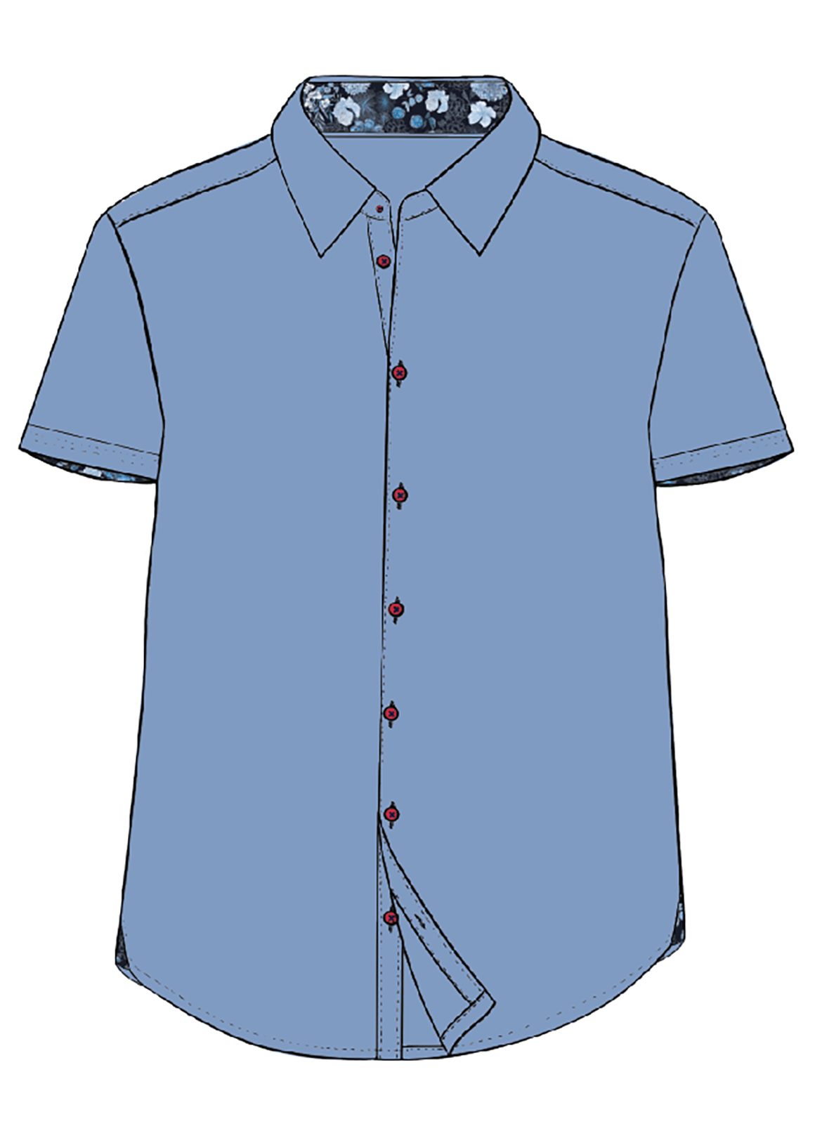 Jason Short Sleeve Button Down - 15398 - 81338 - Hammer Made