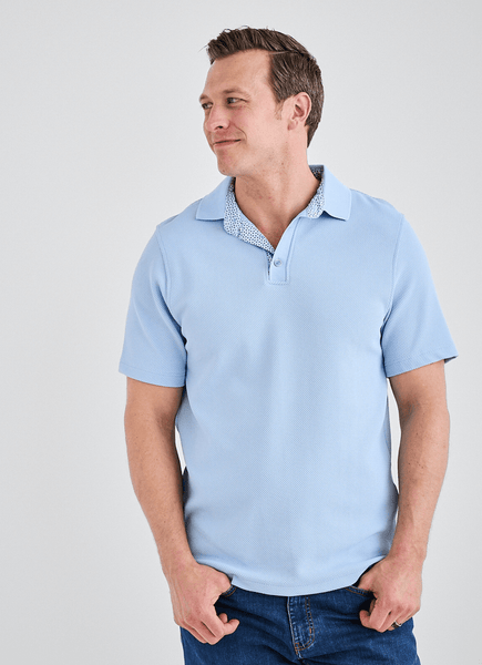 Jefferson Jacquard Stretch Polo – Hammer Made