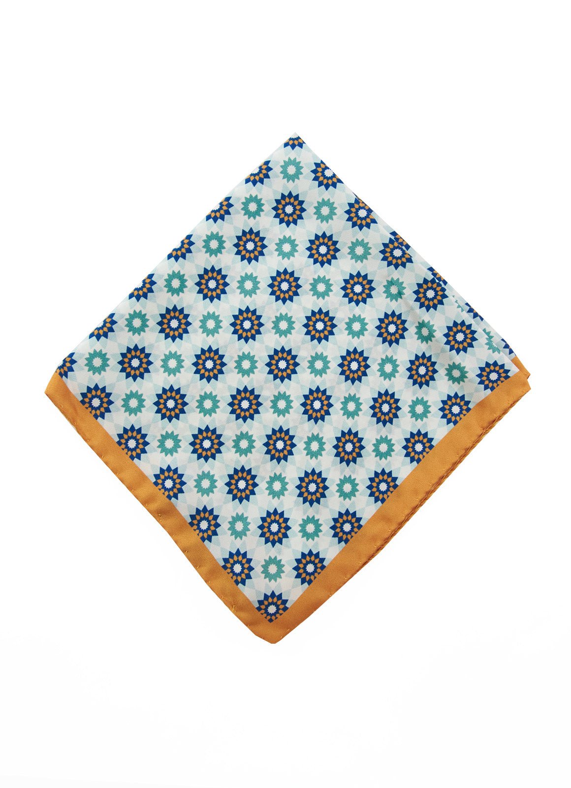 Multi Mosaic Silk Pocket Square - 15136 - 80717 - Hammer Made