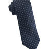 Navy Micro Silk Neck Tie - 15134 - 79286 - Hammer Made