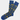 Navy/Gold Medallion Socks—blue cotton socks with yellow geometric patterns, available in sizes 8-12, made in Turkey. Shown on a plain white background.