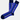 The Navy/Lilac Digi Check Sock, featuring a blue, purple, and black diamond pattern, is shown laid flat on a white background and fits sizes 8-12.
