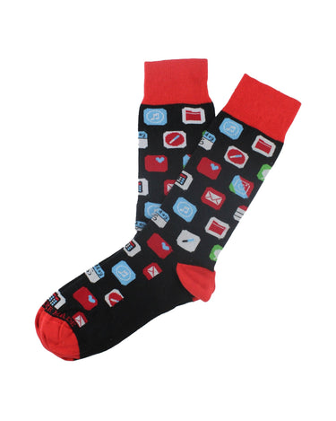 Phone icon sock - 14587 - 74122 - Hammer Made