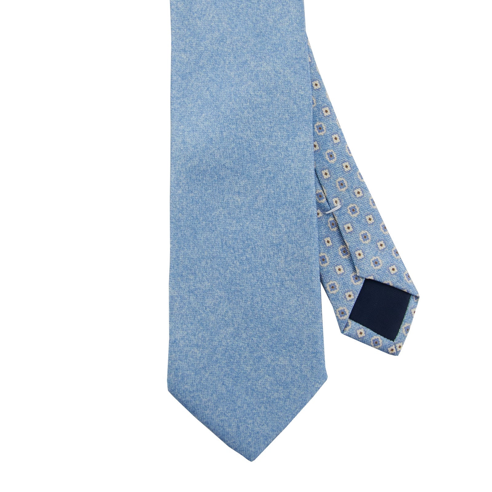 Printed Sky Solid Tie - 14775-75258 - Hammer Made