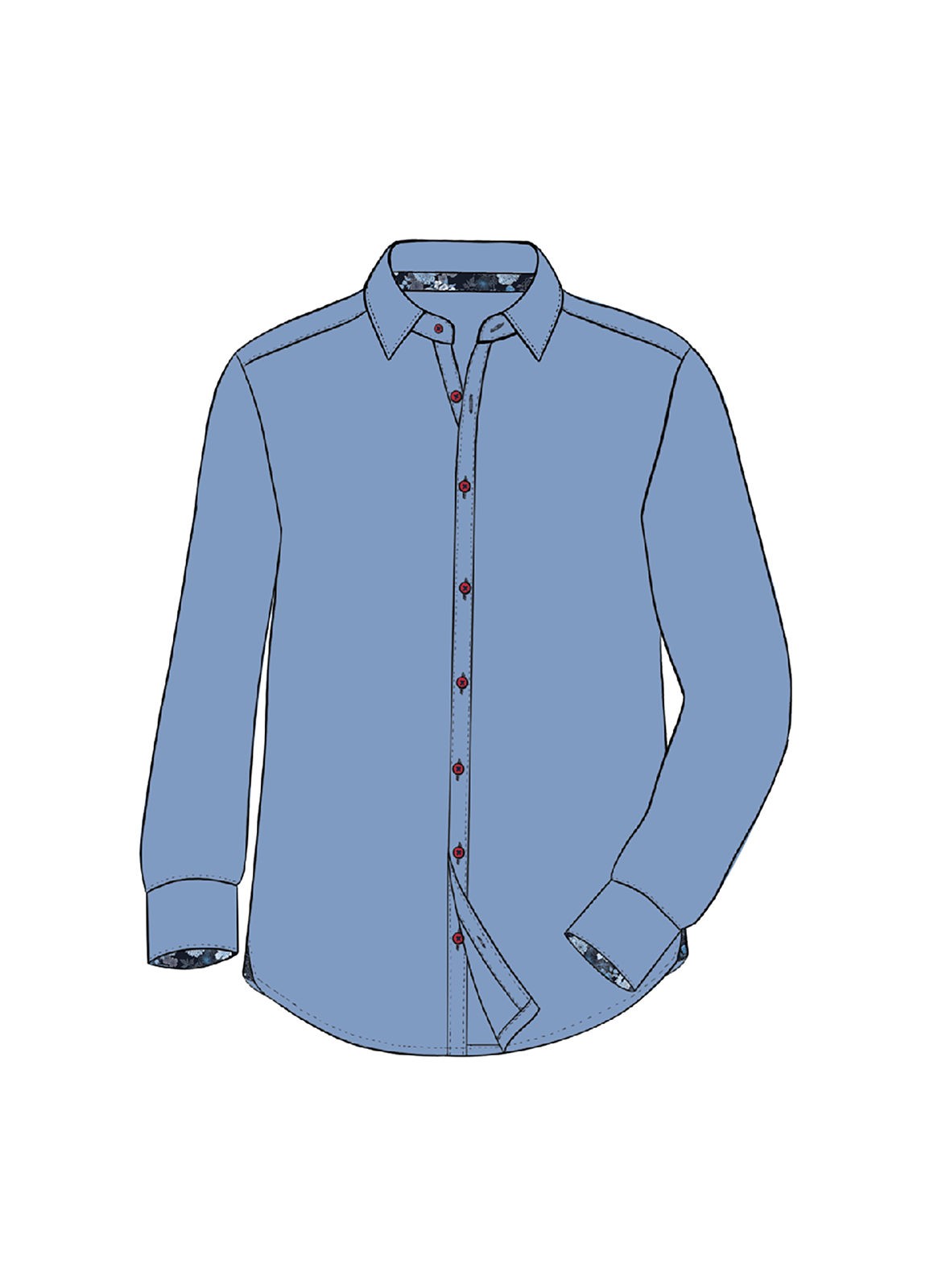 Tage Youth Long Sleeve Button Down - 15398 - 81370 - Hammer Made