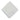 White w/ Lt Blue Stitch Silk Pocket Square - 15136 - 79329 - Hammer Made