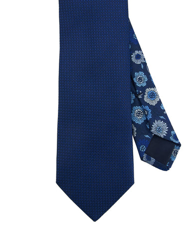 Woven Blue Dot Tie - 14764-75247 - Hammer Made