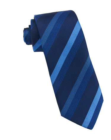 Woven Blue Stripe Tie - 14762-75245 - Hammer Made