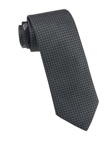 Woven Grey Solid Tie - 14759-75242 - Hammer Made