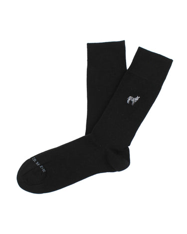 Zebra Embroidery Sock - 14604 - 74139 - Hammer Made