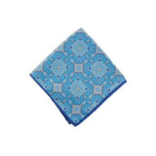 
  
      
        Aqua medallion pocket square - 14216-71475 - Hammer Made
      
    
