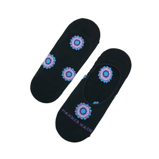 
  
      
        Black Portuguese medallion shorty sock - 14132-70765 - Hammer Made
      
    

