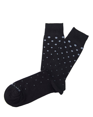 Black/Grey Dot Sock - 6744-31597 - Hammer Made