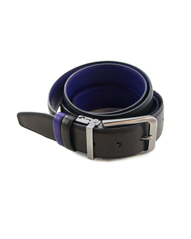 Black/Purple Washed Belt - 12550-63833 - Hammer Made
